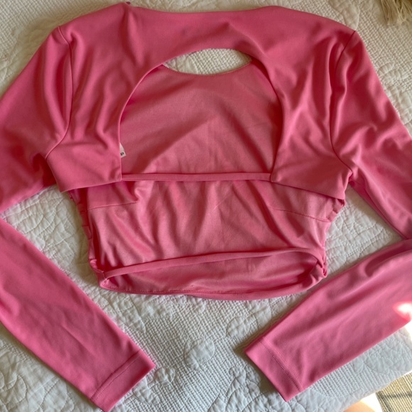 ZARA RUCHED CROP TOP PINK - REF. 2280/636 - Picture 3 of 3